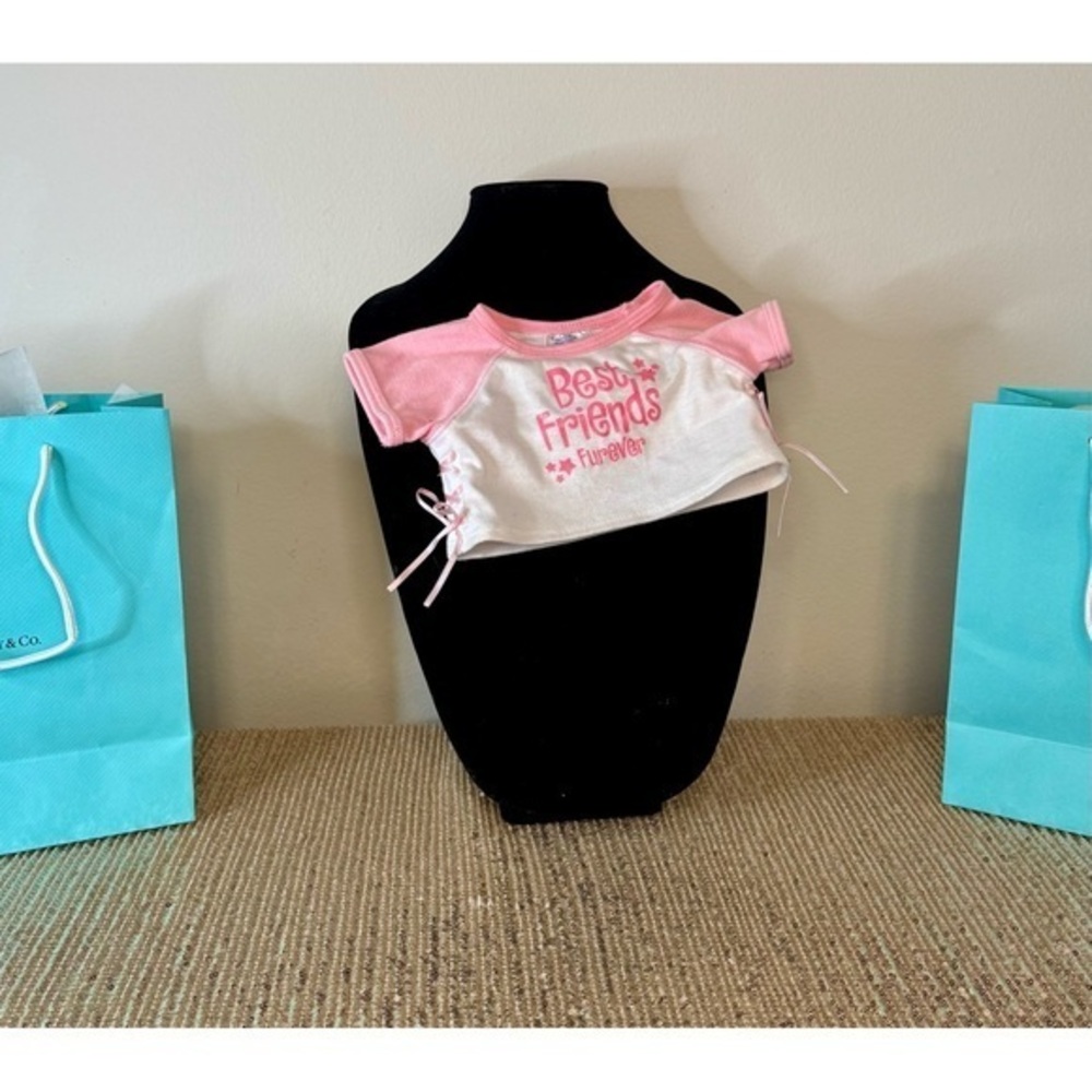 🌸Vintage Build-A-Bear Best Friends T-Shirt/Bikini Bottoms/Scarf🩷🤍